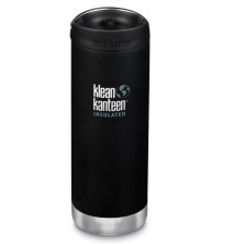 Термокружка Klean Kanteen TKWide Cafe Cap 473 мл-Чорна