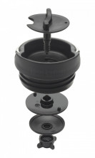 Термокружка Klean Kanteen TKWide Cafe Cap 473 мл-Чорна