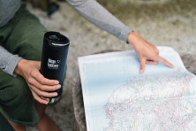 Термокружка Klean Kanteen TKWide Cafe Cap 473 мл-Чорна