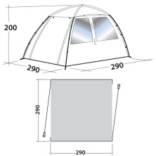 Намет Easy Camp Daytent Granite Grey