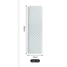 Матрац надувний одномісний UL Naturehike CNK2450WS012, 186*64, сірий