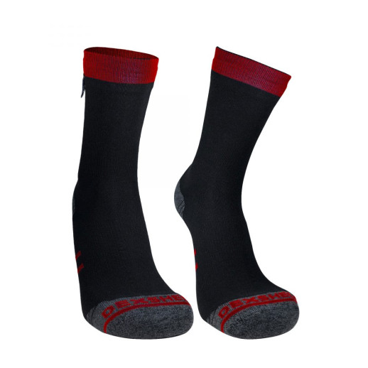 Водонепроникні шкарпетки DexShell Running Lite Socks, червоні смужки L