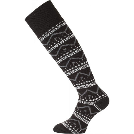 Термошкарпетки для лиж Lasting SWA 901 чорно-білі, L