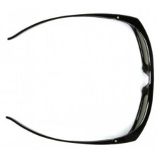 Окуляри Pyramex Emerge Black RX-able (clear) прозорі в чорній оправі