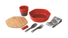Набір пластикового посуду Robens Leaf Meal Kit Fire