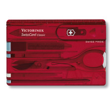 Ніж Victorinox SWISSCARD CLASSIC червоний 0.7100.T