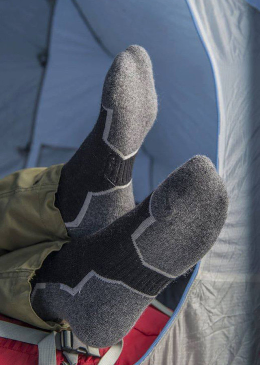 Термошкарпетки Aclima WarmWool Socks Jet Black 44-48