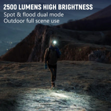 Ліхтар налобний Wurkkos HD16 2500LM