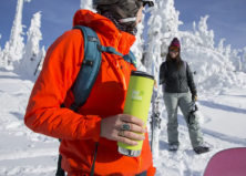 Термокружка Klean Kanteen TKWide Cafe Cap 592 мл-жовта