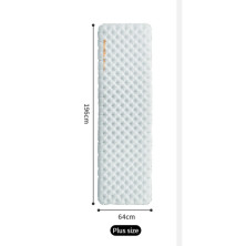 Матрац надувний одномісний UL Naturehike CNK2450WS012, 196*64, сірий