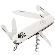 SPARTAN UKRAINE 91мм/12функ/біл /штоп /Трезубець.чорн.