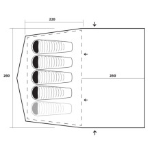 Намет Trimm Arizona II-4, синя