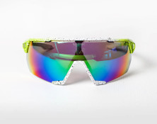Окуляри Lynx Omaha Race shiny green / white with black spot