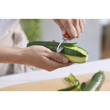 Ніж кухонний Opinel №315 Peeler, червоний