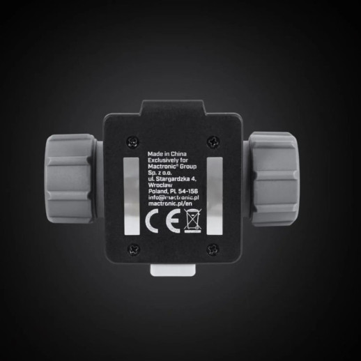 Ліхтар налобний Mactronic Prism (650 Lm) Cool White/RGB LED Recharg Type-C Helmet Kit (THL0141)