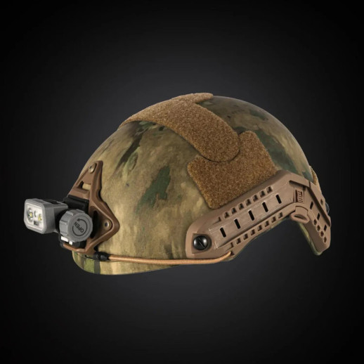 Ліхтар налобний Mactronic Prism (650 Lm) Cool White/RGB LED Recharg Type-C Helmet Kit (THL0141)