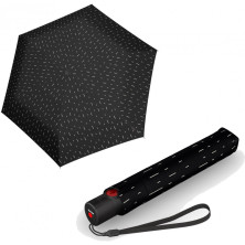 Парасолька Knirps U. 200 Rain Black Авто /складаний /6спіц /D97x26см