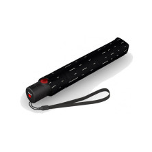 Парасолька Knirps U. 200 Rain Black Авто /складаний /6спіц /D97x26см