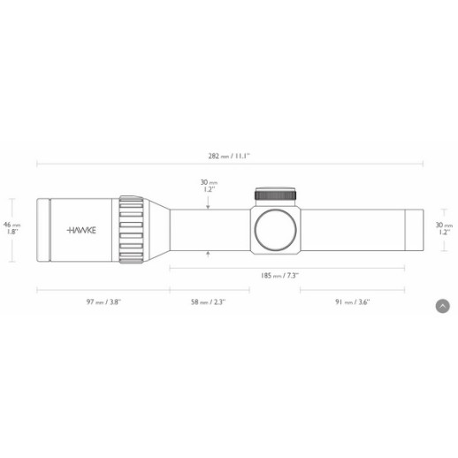 Приціл оптичний Hawke Endurance 30 WA 1 - 4x24 (L4A IR Dot)