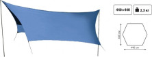 Тент зі стійками Tramp Lite Tent Blue