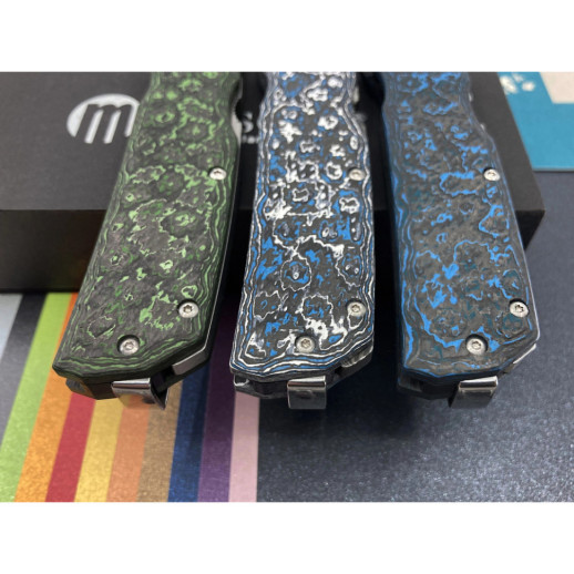 Ніж Maserin Power, Magnacut, fat carbon green jungle