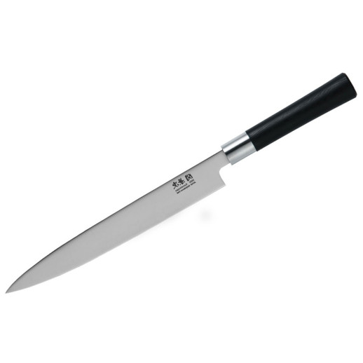 KAN kanetsugu Japanese hocho slicing Knife 240mm Black Plastic Handle (4032)