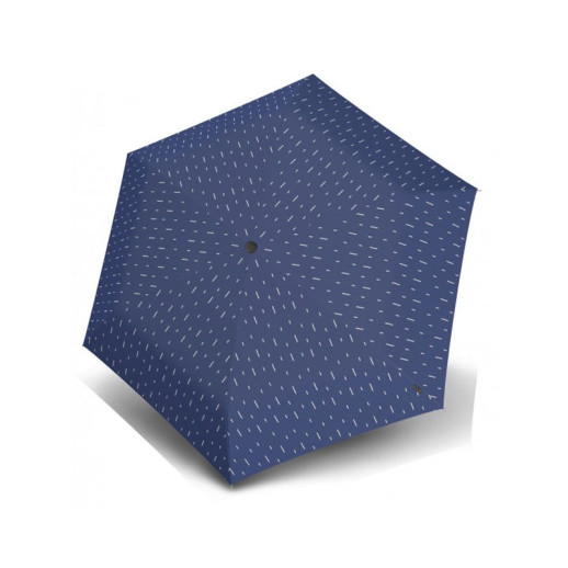 Парасолька Knirps U. 200 Rain Blue Авто /складаний /6спіц /D97x26см