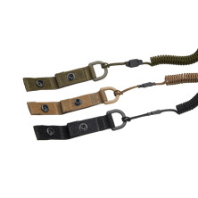 Страхувальний шнур Grand Way S05-карабін із застібкою коричневий