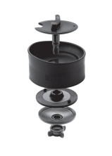 Термофляга Клин Kanteen широка вакууму кафе ковпачок сланцевий чорний матовий 355 мл