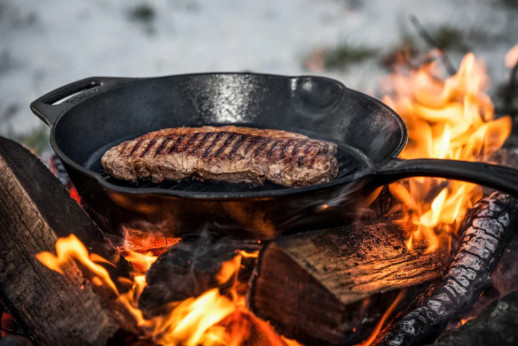 Сковорода-гриль чавунна Petromax Grill Fire Skillet з довгою ручкою 25 см