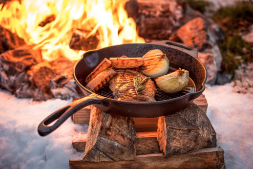 Сковорода-гриль чавунна Petromax Grill Fire Skillet з довгою ручкою 25 см