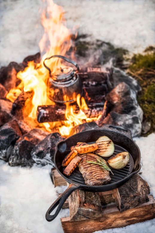 Сковорода-гриль чавунна Petromax Grill Fire Skillet з довгою ручкою 25 см