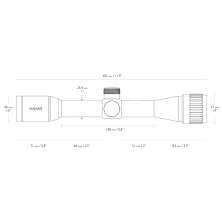 Приціл Hawke Vantage 4х32 сітка Mil Dot, 1