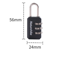 Міні-замок з кодом Naturehike Travel lock NH20SJ002 