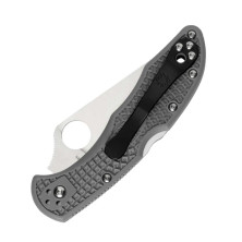Ніж Spyderco Delica 4 Flat Ground, Сірий