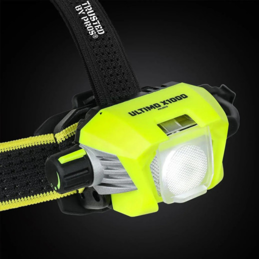 Ліхтар налобний Mactronic Ultimo X1000 (1000 Lm) Cool White/Red Type-C Recharg Helmet Kit (PHL0012)