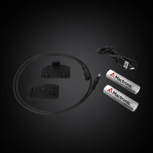 Ліхтар налобний Mactronic Ultimo X1000 (1000 Lm) Cool White/Red Type-C Recharg Helmet Kit (PHL0012)
