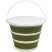 Відро Tribe Water Bucket Lid 10 л силіконове з кришкою T-FJ-0050, olive
