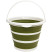 Відро Tribe Water Bucket Lid 10 л силіконове з кришкою T-FJ-0050, olive