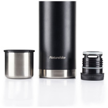 Термос Naturehike Q-9H NH19SJ010, 304 сталь, 1.0 л, Чорний
