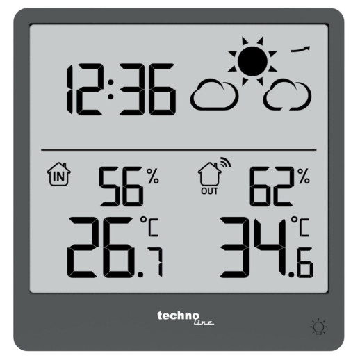 Метеостанція Technoline WS9138 Graphite (WS9138)
