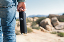 Термокружка Klean Kanteen TKWide Cafe Cap 592 мл-Чорна
