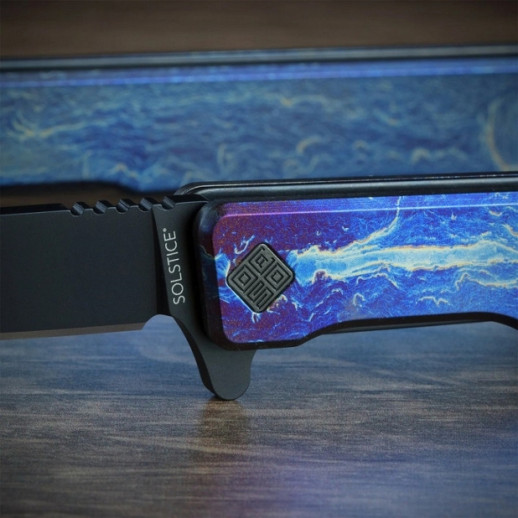 Ніж Ocaso Solstice, Anodized titanium, Black