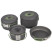 Набір посуду Bo-Camp Explorer 4 Pieces 19 Hard Anodized Grey/Green (2200241)