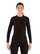 Футболка жіноча Lasting Atala, чорна L-XL