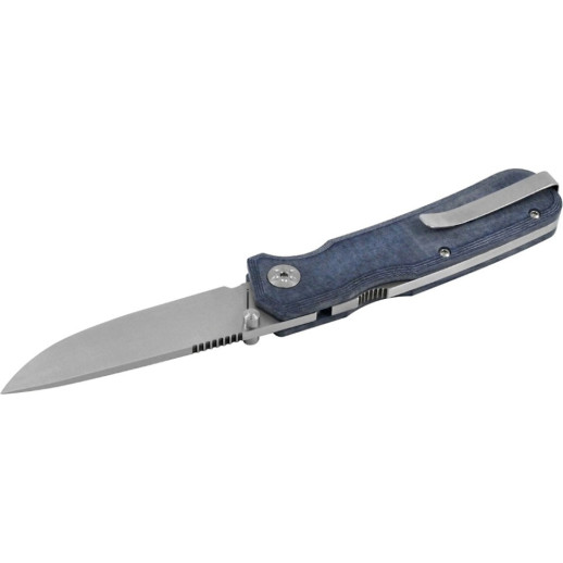 Ніж Maserin Pulse, Magnacut, мікарта, синій