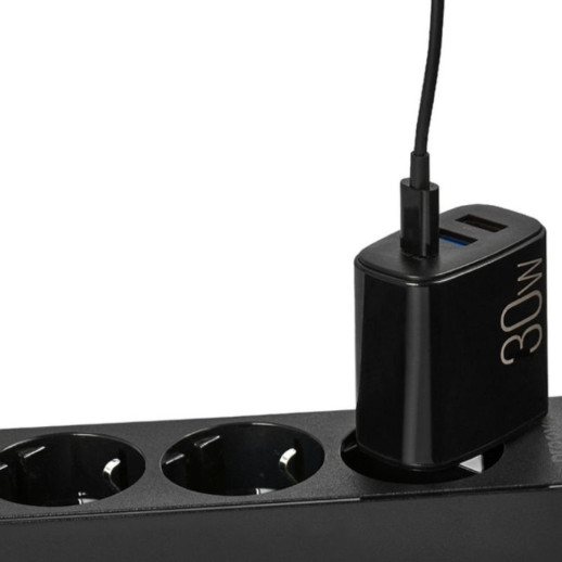 Мережевий зарядний пристрій Brevia ePower PD20W+QC18W+12W