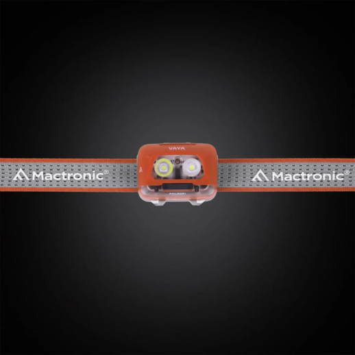 Ліхтар налобний Mactronic Vaya (480 Lm) Cool/Warm White/Red LED Recharg Type-C (AHL0091)