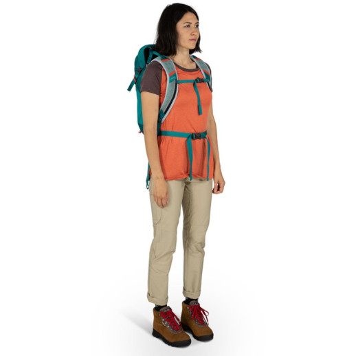 Рюкзак Osprey Hikelite 18 sangria red - O/S - бордовий