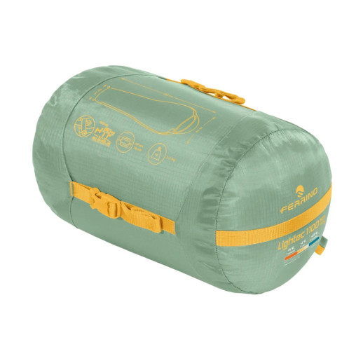 Спальний мішок Ferrino Lightec SM 1100 Lady -3°C Green (86649QVV)